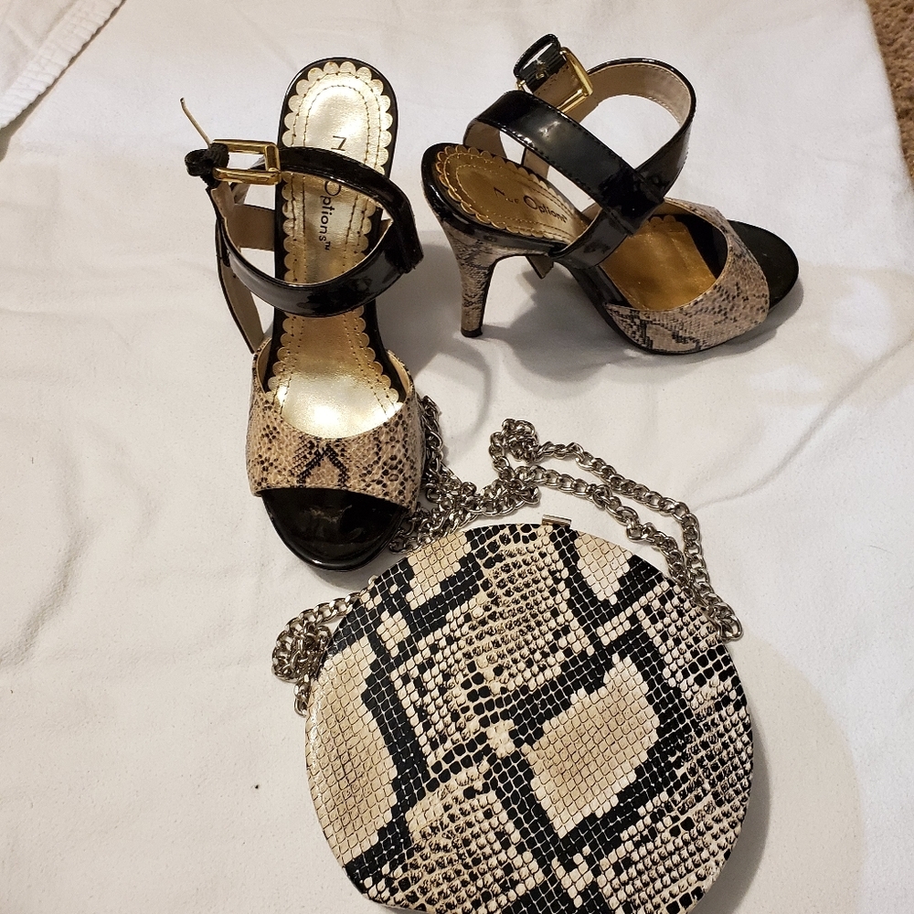 Snake skin sandal ultra high Stilettos